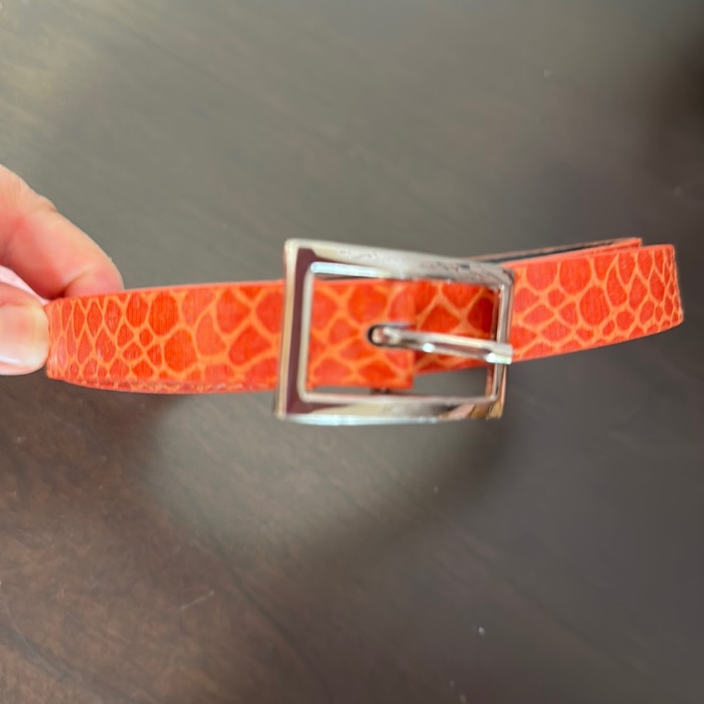 Leather belt